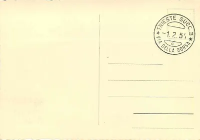 La Siracusana — moneta antica — edita dalla Borsa di Trieste — Verso