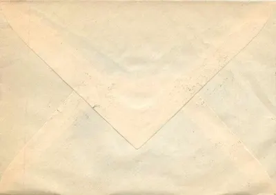Carte postale italienne — timbre 50 lire expresso — cachet d'envoi de l'AMC-FTT à Angèle Raccourci — Verso