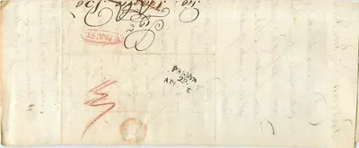 Parma — correspondência manuscrita — editor desconhecido