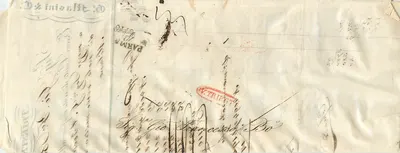 Carta postal de Parma — texto manuscrito e selos — editor desconhecido