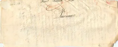 Trieste — Korespondencja — wydawca nieznany, numer serii nieczytelny — Rewers