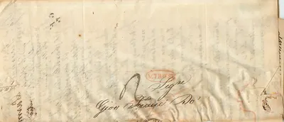 Carte postale ancienne — V. TRIESTE — texte manuscrit et cachet postal