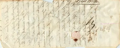 Carta postal manuscrita — escrita cursiva — Paris, datada aproximadamente em 1884