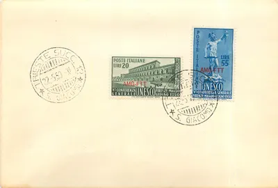 Festa da UNESCO em Florença — 5ª Conferência Geral — Selos italianos 1950