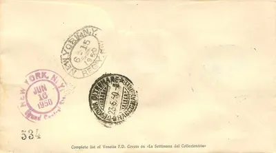 Vª Conferência Geral da UNESCO em Trieste — AMG-FTT — 22 de maio de 1950 — Verso