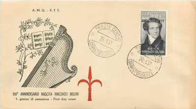 Vincenzo Bellini — 150º aniversário de seu nascimento — A.M.G. F.T.T. Trieste
