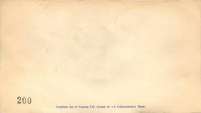 1ª Conferência Aérea Privada — Trieste — A.M.G.-F.T.T. 1952 — Verso
