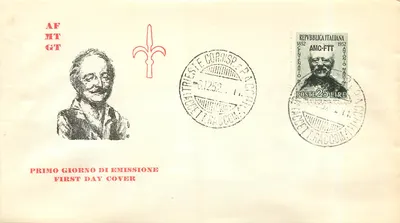 Trieste — 1er jour d'émission — 25 Lire AMC-FTT 1952