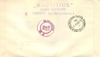 Leonardo da Vinci — 5º centenário de seu nascimento — emissão italiana 1952 — Verso