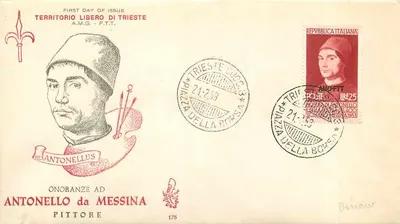 Antonello da Messina — Homenagem ao artista — editor desconhecido, n° 175