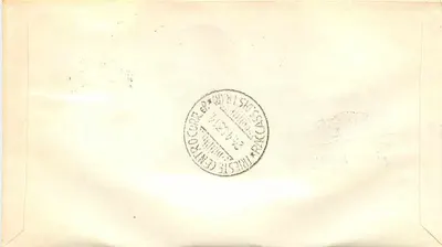 XX Mille Miglia — 1º dia de emissão 1953 — Trieste — Verso