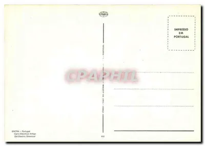 Sintra — stary tramwaj elektryczny — COMER, nr 612 — Rewers