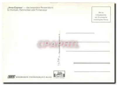 Amor-Express — Bodensee-Toggenburg-Bahn — BT — Rewers