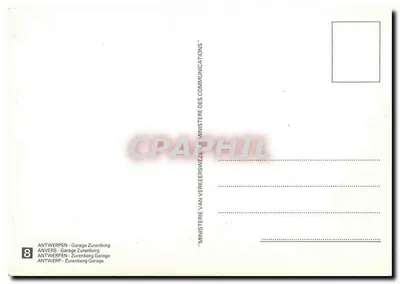 Antwerpen — Garaz Zurenborg — Ministerstwo Komunikacji — Rewers