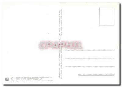 Boulevard de la Sauvenière — Oddzielone pasy ruchu — Ministerstwo Komunikacji, nr 53 — Rewers