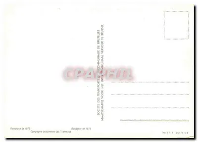 Tramway n°30 — Boulevards & Quartier Leopold — Lensen P-76 — Verso