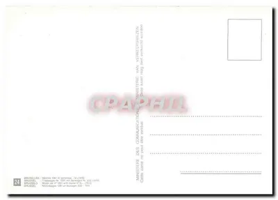 Bruxelles - Tramwaj n°1291 i przyczepa n°622 (1916) — Ministerstwo Komunikacji — Rewers