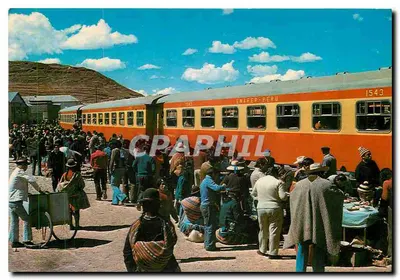Estação ferroviária de Ayaviri — Peru — Editor DT — Verso