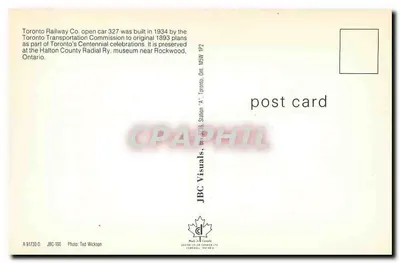 Meadowvale — parada 47 — Belt Line — JBC Visuals, JBC-100 — Verso