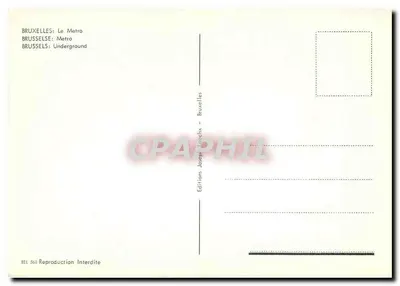 Stacja Louise — Plac Louise — Bruksela — Wydawnictwo Joseph Lochy — nr BEL 568 — Rewers