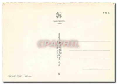 HAN-S/LESSE — Wieś — Mexichrome France — Rewers
