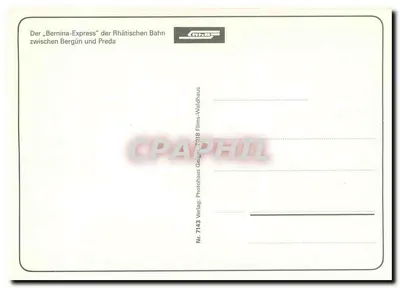 Expresso Bernina — Pontes na montanha — Photohaus Geig 7143 — Verso