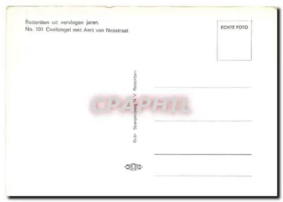 Rotterdam - Cooolsingel com Aert van Nesstraat — editor Stanleisberg N.V. n° 101 — Verso
