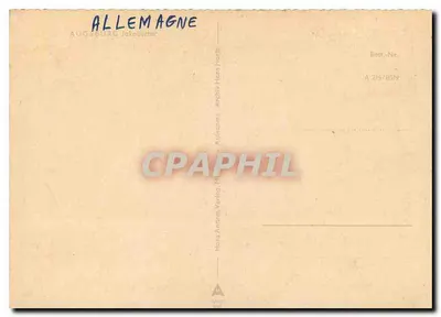 Torre da porta Jakobertor — Augsburgo — editor Holz & Andrea Verlag — Verso