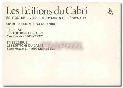 Trens na montanha — Les Éditions du Cabri — Oliva Geerink — Verso