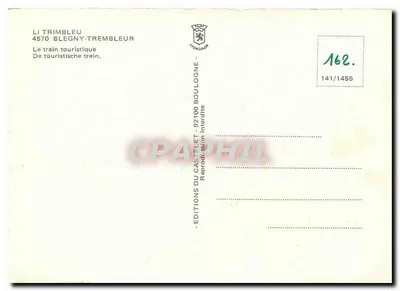 Blegny-Trembleur — O trem turístico — Éditions du Castellet — Verso