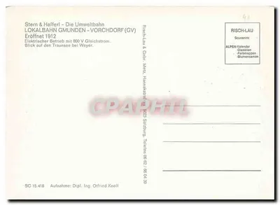 Die Umweltbahn — Gmunden-Vorchdorf — Stern & Hafferl — Verso