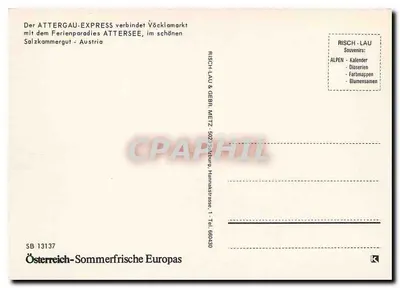 Attergau Express — Attersee — Risch-Lau — Rewers