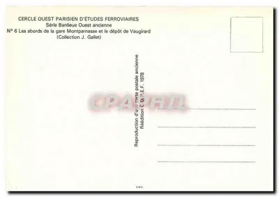 Widok linii Montparnasse — Perspektywa mostu ulicy Château — Tout Paris, nr 597 — Rewers