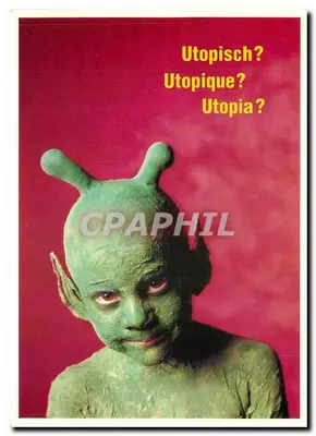 Criança extraterrestre verde — pergunta sobre utopia — editor SBB, n° 85.10.1