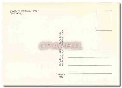 Trem elétrico NS — plano V — editor Realix Fotocards — Verso