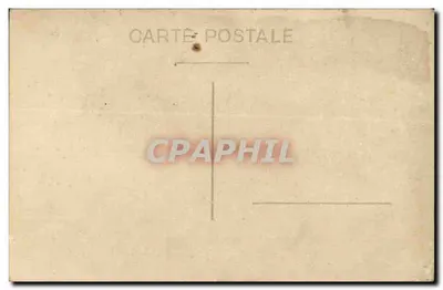Ragazza davanti a una cancellata — Cartolina postale anonima — Verso