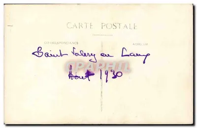 Duas mulheres sorridentes — Saint-Falery-en-Lamp — editor não identificado — Verso
