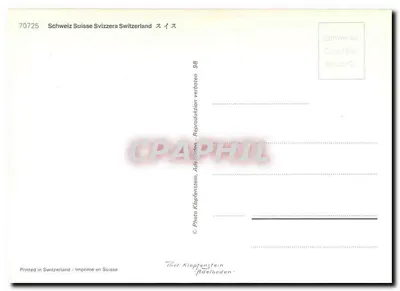 Lötschbergbahn — Spiez – Brig — BLS — n°70725 — Verso