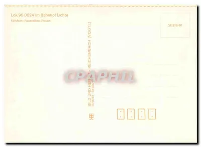 Lok 95 0024 — Bahnhof Lichten — Vogtland — Verso
