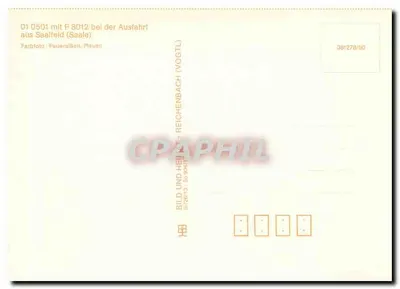 P 8012 — Saalfeld (Saale) — BILD UND HEIMAT REICHENBACH (VOGTL) — Rewers