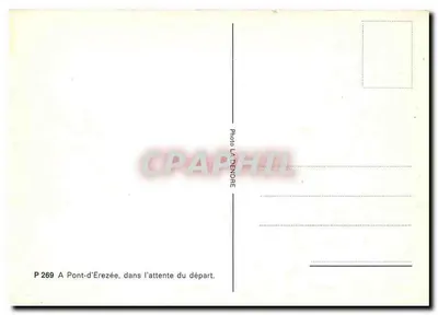 Pont-d'Erezée — Pociąg parowy nr 133 — Wydawca LA DENDRE — Rewers