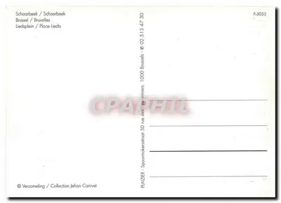 Place Liedts — Schaerbeek — n° P-3053 — Verso