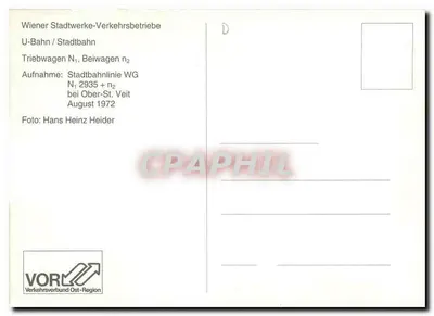 Czerwony tramwaj nad kanałem wiedyńskim — Wienial-Donaukanal — Wiener Stadtwerke-Verkehrsbetriebe, nr serii 2935 — Rewers