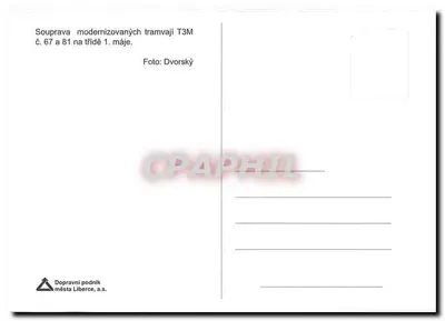 Modernizowany tramwaj T3M nr 67 i 81 — Liberec — Rewers
