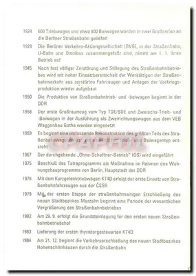 Caminhões de trilhos de Berlim — 750 anos de Berlim 1237-1987 — BVB — Verso