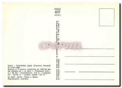 Tramwaj w Triviers — Depo — Wydawnictwo GTF a.s.b.l. — Rewers