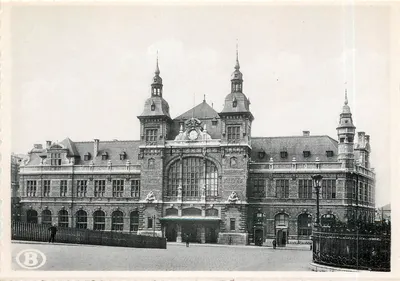 Estação de Verviers — Estação dos Caminhos de Ferro Belgas — Editor Ern. Thill, Bruxelas