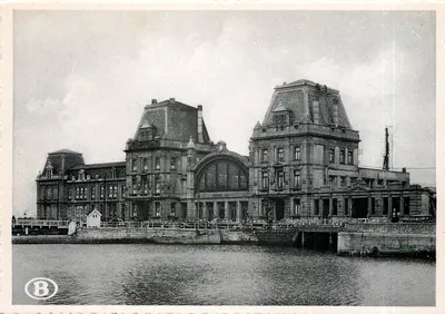 Estação de Ostende — Ponto de embarque — Editor Thill, Bruxelas