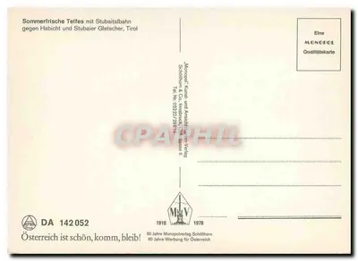 Telfes — widok z pociągiem i kościołem — Monopolverlag Schöllhorn & Co., Imbruck — Rewers