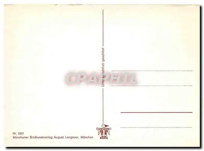 Spoorwegstation — Stoomtrein nr. 60650 — Münchner Bildkunstverlag August Lengauer — Achterkant